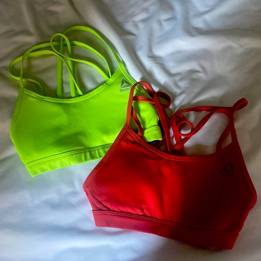Reebok sports bras